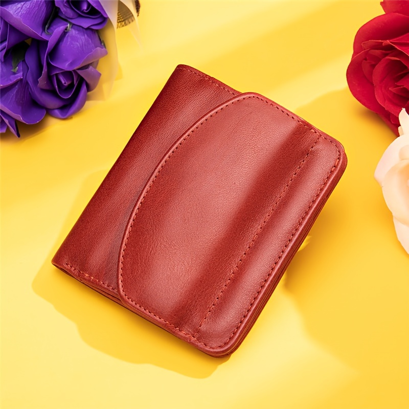 Small Wallets for Women Slim Wallet for Women With Coin Purse and Credit Card  Holder. RFID Wallet Women Vegan Leather Wallet lavender Mini 