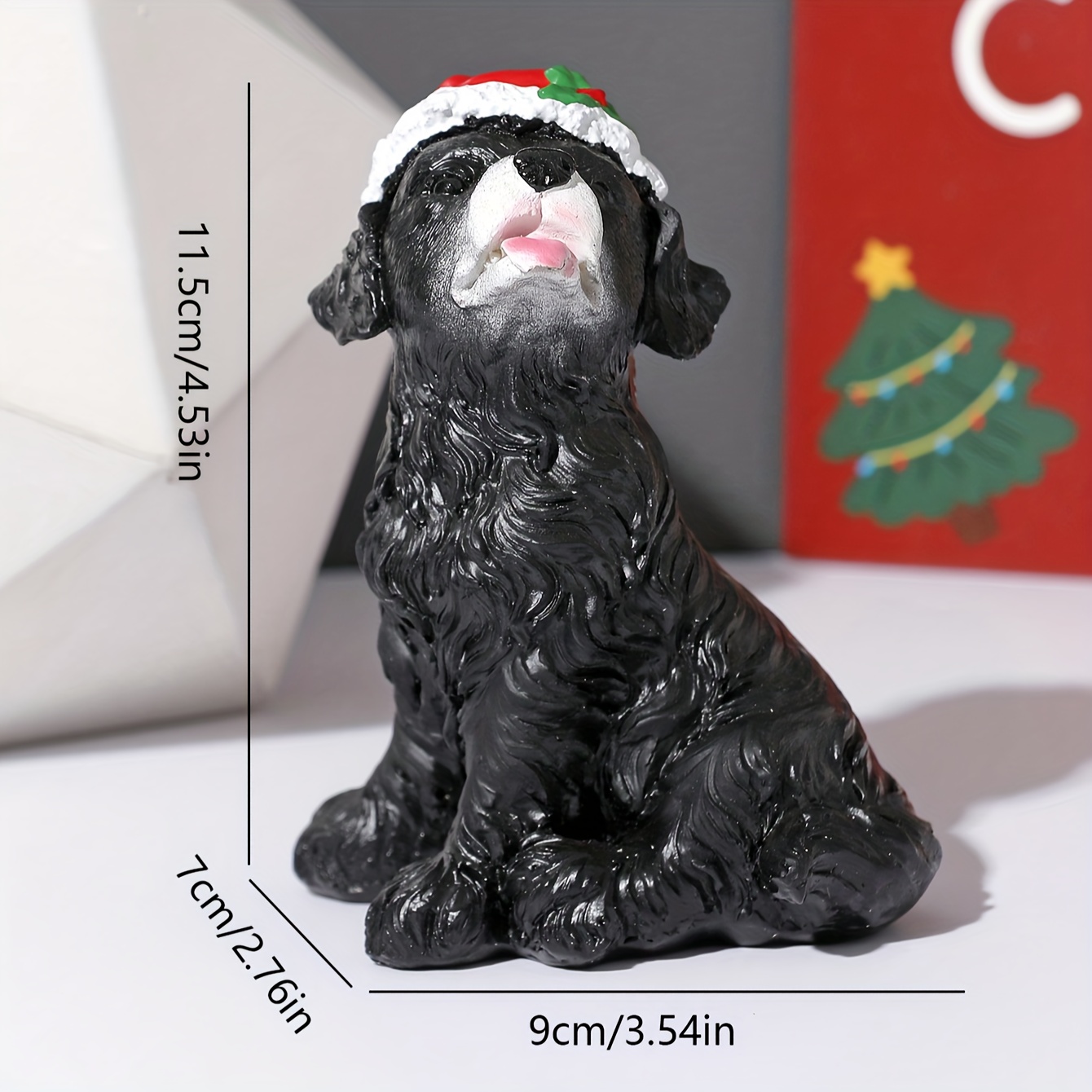 Mini Schnauzer Holiday Dog Ornament - Design Toscano