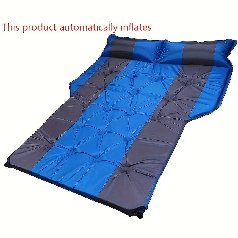 Matelas Gonflable Lit Voiture Pour Audi Q7 2011-2015 – Coussin Camping Coffre Beige Confortable Avec Oreillers Intégrés