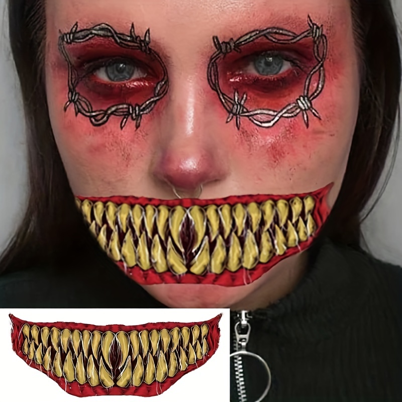 maquillaje de halloween sencillo de bricolaje