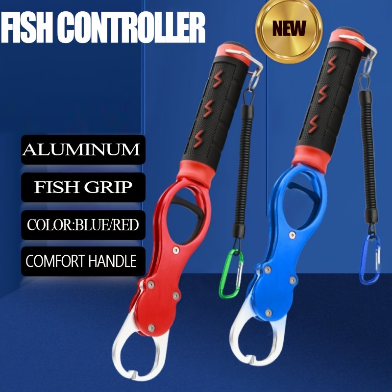 1pc Fish Lip Gripper Aluminium Fishing Grabber Grab Fishing - Temu