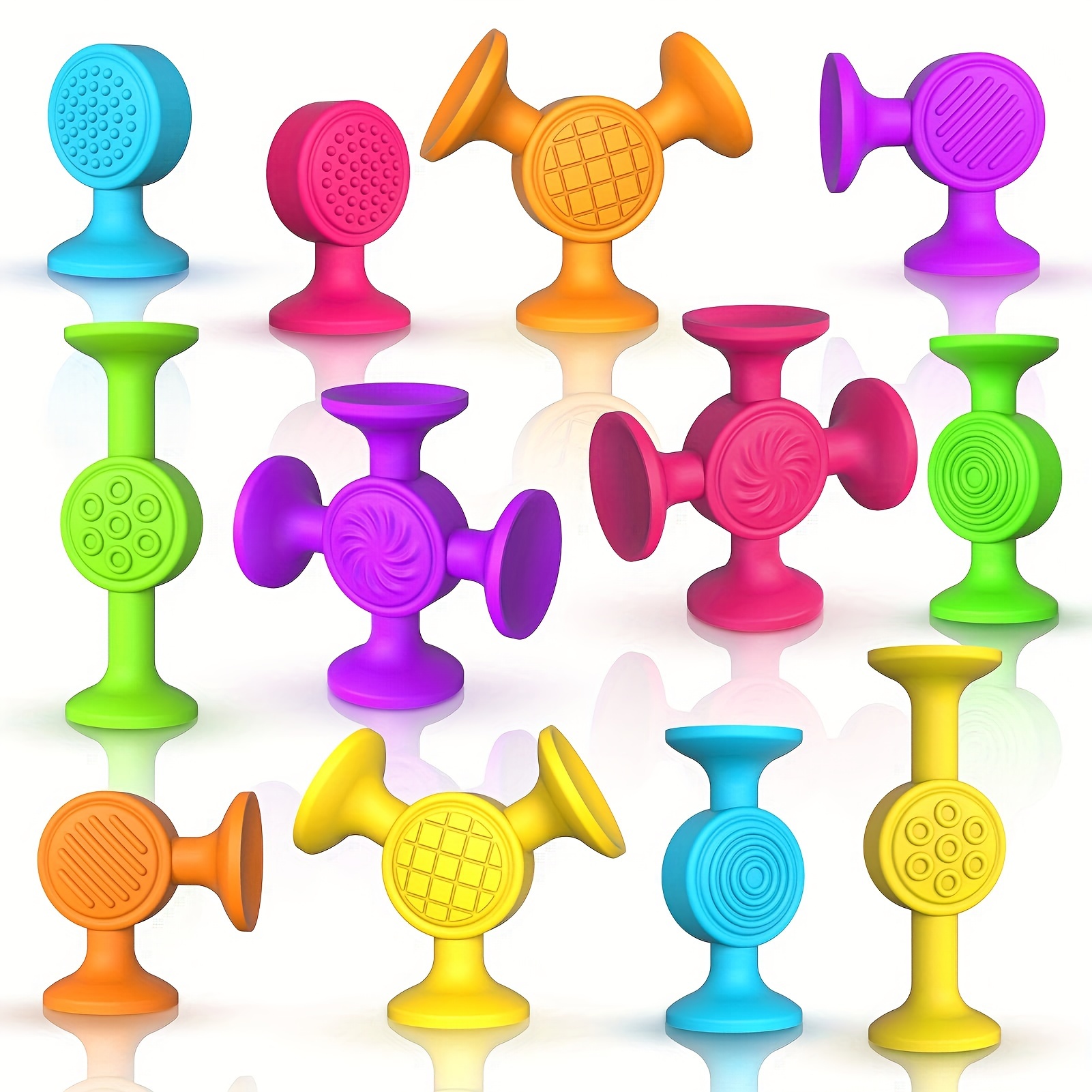  Suction Cup Toys for Toddlers, Bathtub Toys for Kids