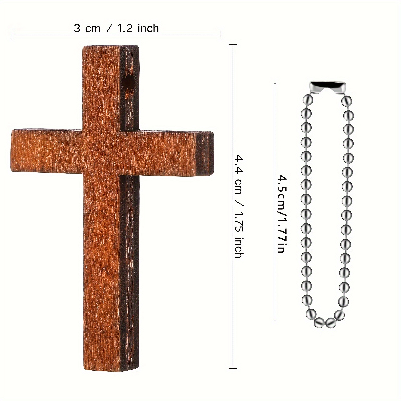 10/20pcs Wooden Cross Charms Hanging Ornament For Men Women Diy Necklace  Bracelet Earrings Easter Decors Jewelry Making Craft Supplies - Arts,  Crafts & Sewing - Temu