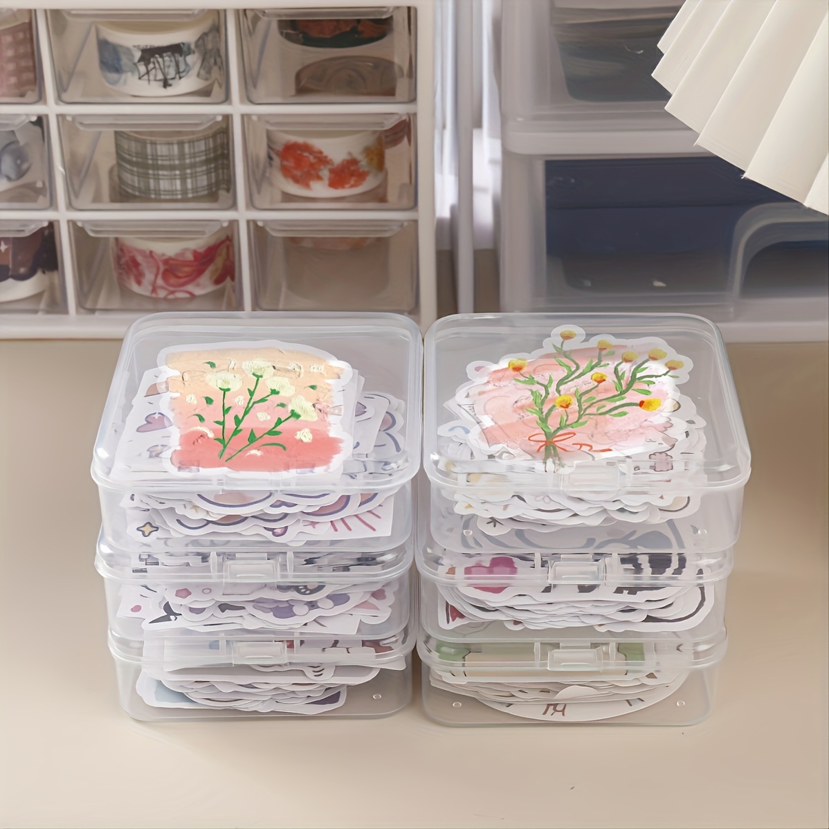 Mini Transparent Storage Boxes: Keep Accessories Parts - Temu New
