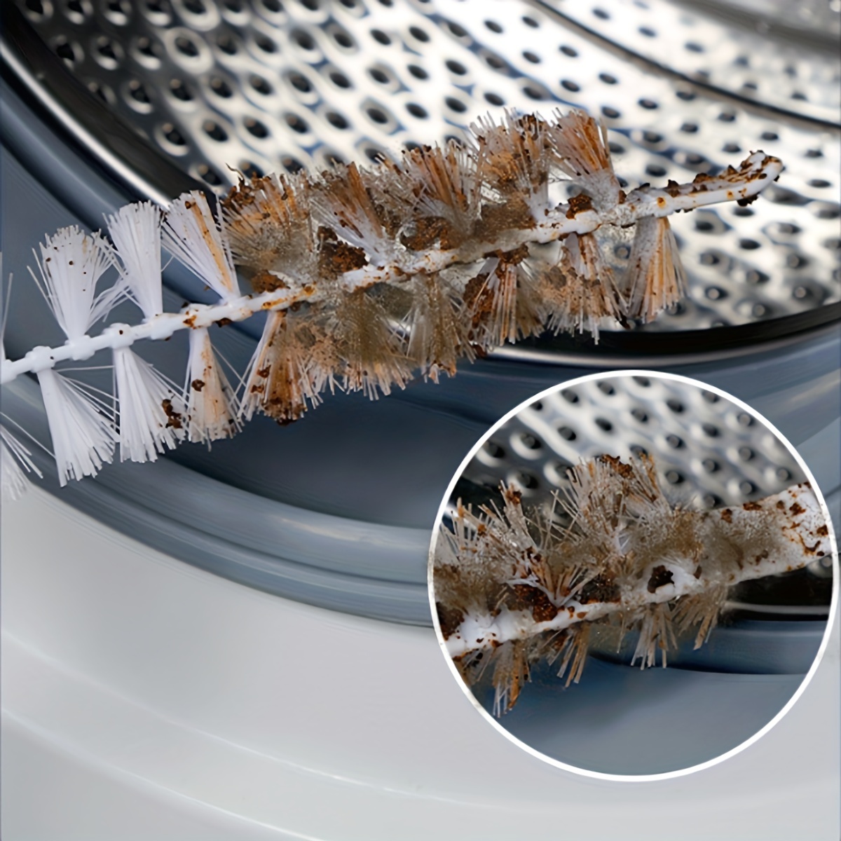 Washing Machine Cleaner Brush Flexible Cleaner Brush For Inner Of Drum Tool  Washing Machine Cleaning Brush