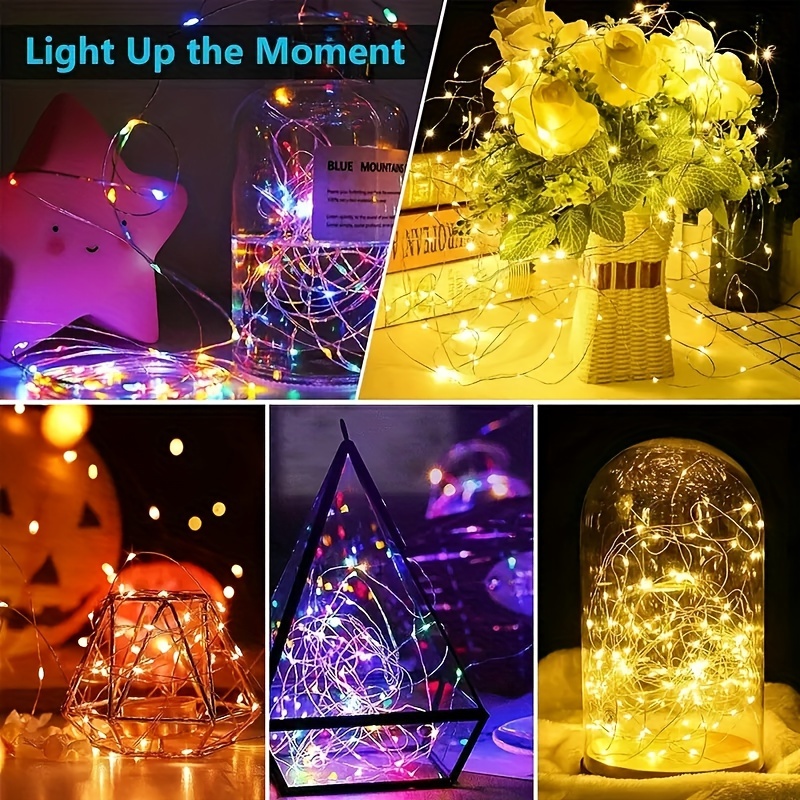 LED Fairy Lights Battery Operated & Remote Indoor Party String Lights 5M  10M 20M