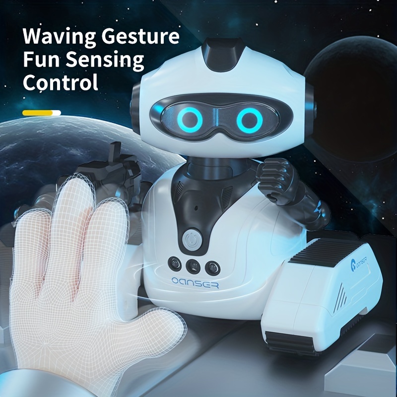 Rc Robot Toy Gesture Sensing Remote Control Robot For Kids - Temu