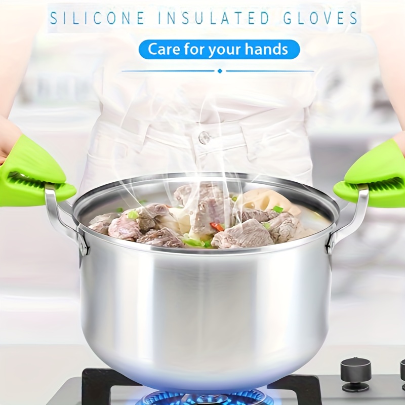 Cilicone Clip, Mini Dishes Oven Heat Insulated Finger Protector, Glove  Silicone Oven Mitts, Pot Holder For Kitchen - Temu United Arab Emirates