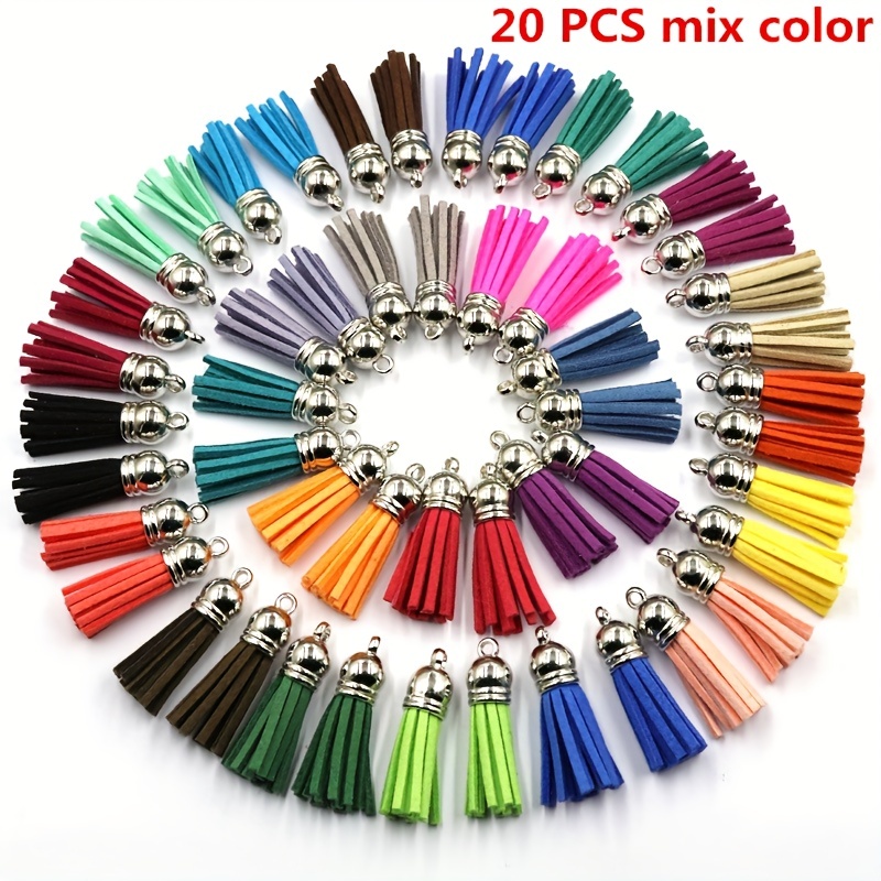 10PCS Keychain Tassels, Leather Tassels Pendants, Used For Self Making  Keychains, Amulets, Jewelry Manufacturing, And Craft Items