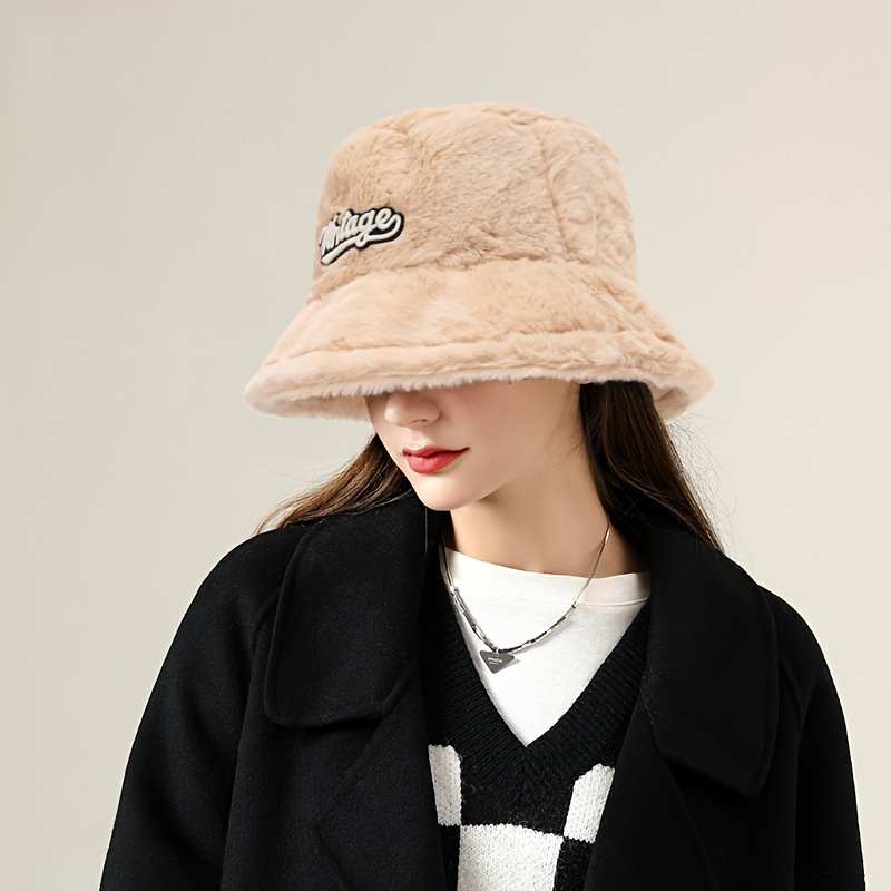 Fur Bucket Hats Luxury Bucket Hat Sable Bucket Hat Women - Temu