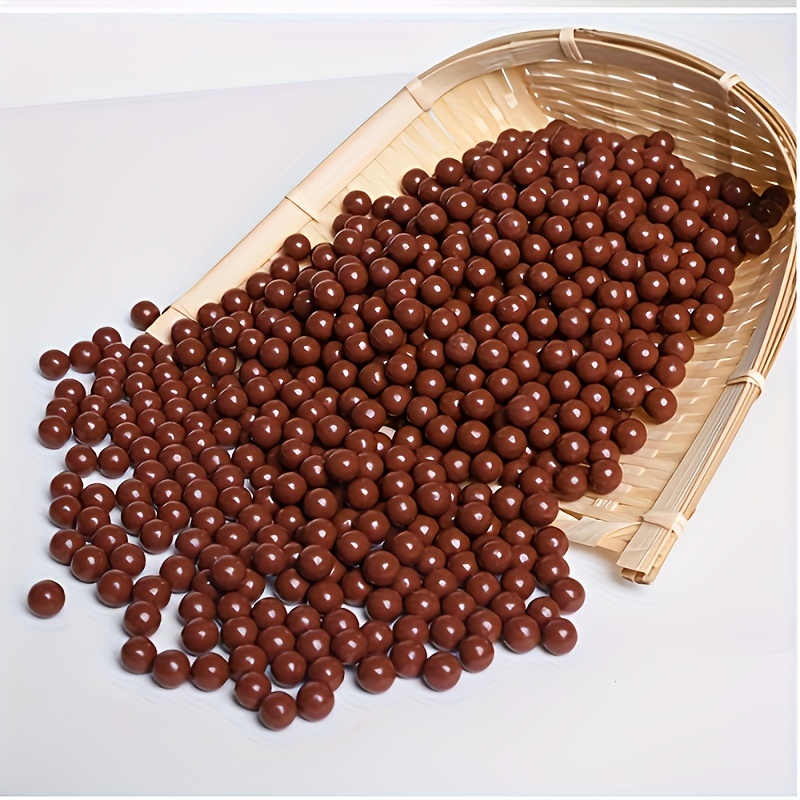 Brown Glossy Clay Balls for Slingshot - 100/300/500pcs Pack