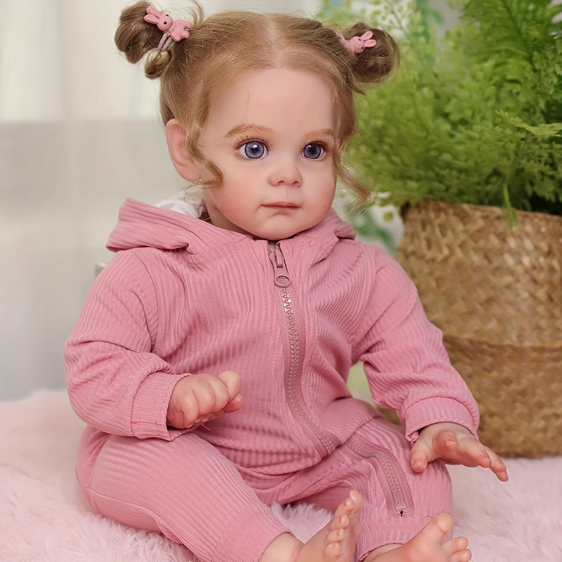  Ropa de muñeca Reborn de 22 pulgadas, conjuntos de 4 piezas  para muñeca recién nacida de 22 a 24 pulgadas, accesorios para muñecas  recién nacidas : Juguetes y Juegos