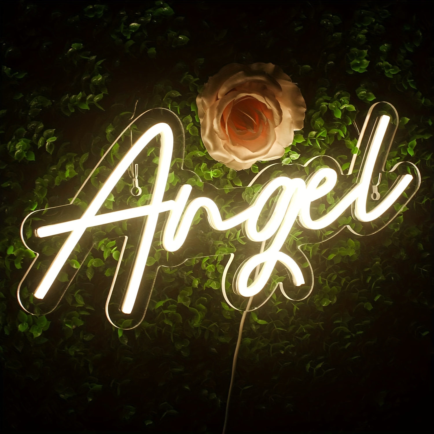 Angel Neon Sign,angel Neon Light,angel Neon Led Sign,angel Led Sign,angel  Wall Decor,neon Sign Bedroom White,neon Light Sign,led Neon Sign 