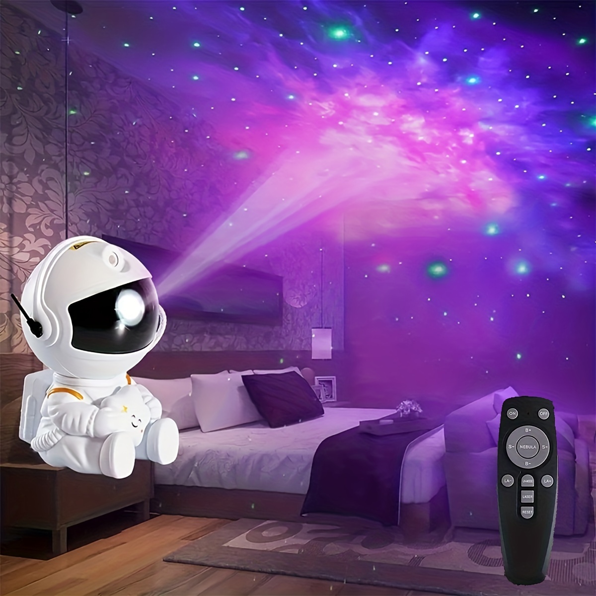 RnnTuu LED Starry Sky Night Light 5V USB Powered Projector Lamp