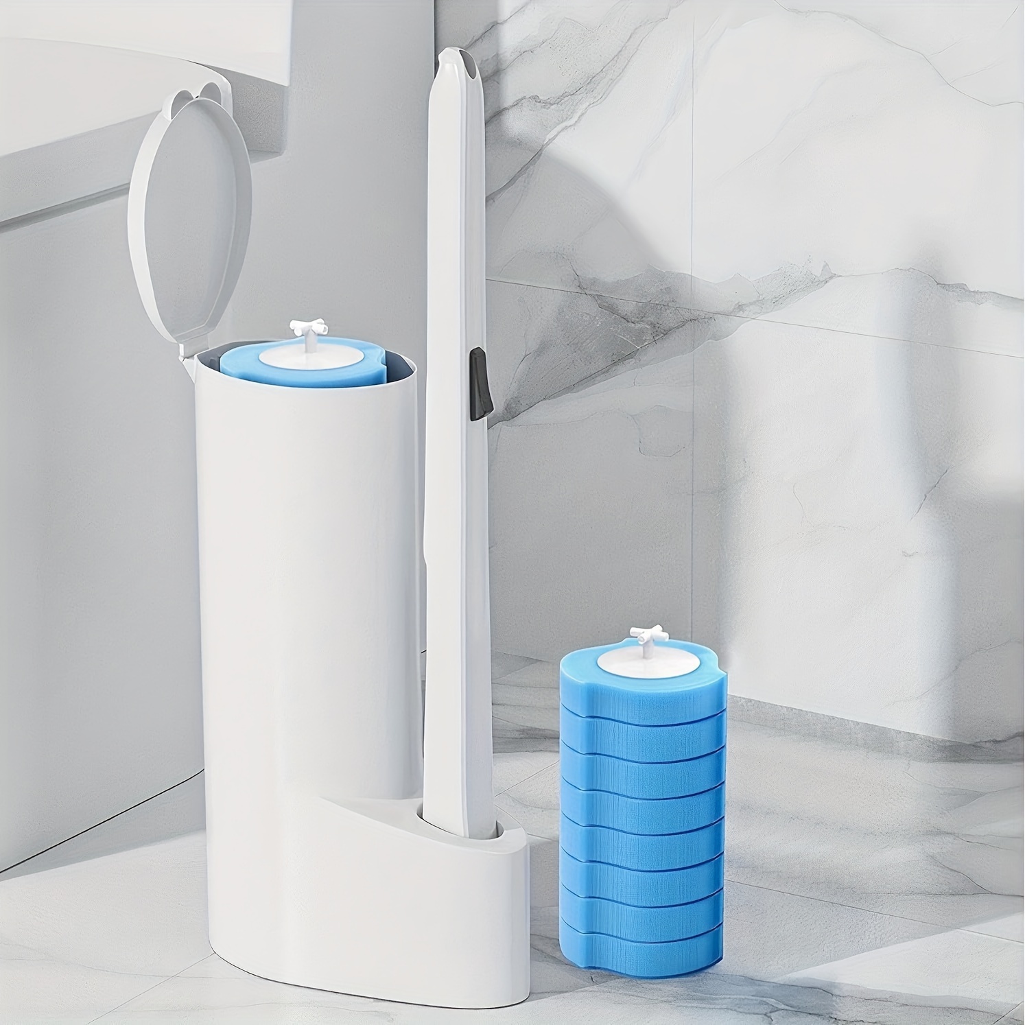 Disposable Toilet Cleaning Brush Wall mounted And Throwable - Temu