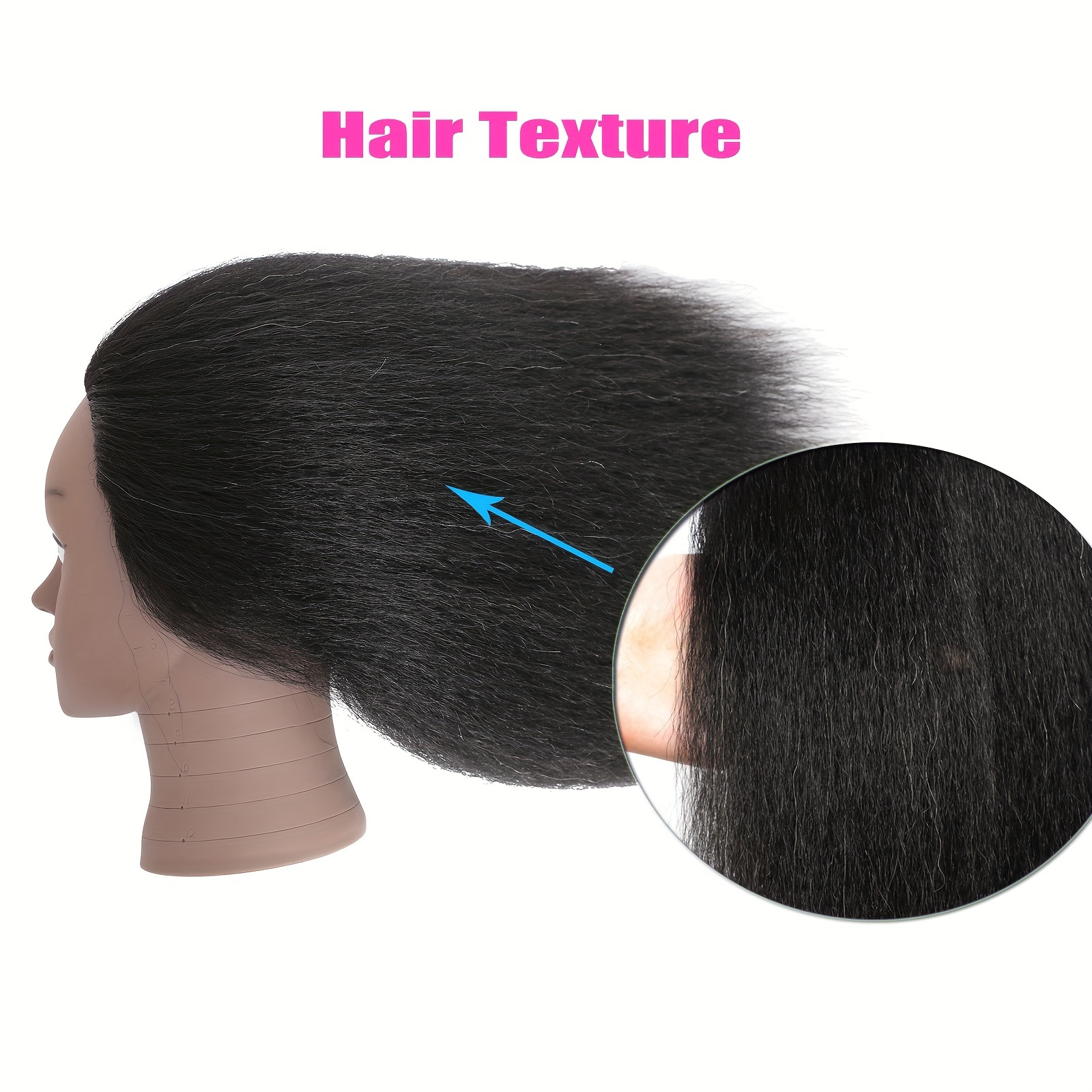 Mannequin Head With Human Hair 14manikin Head 100% Real - Temu