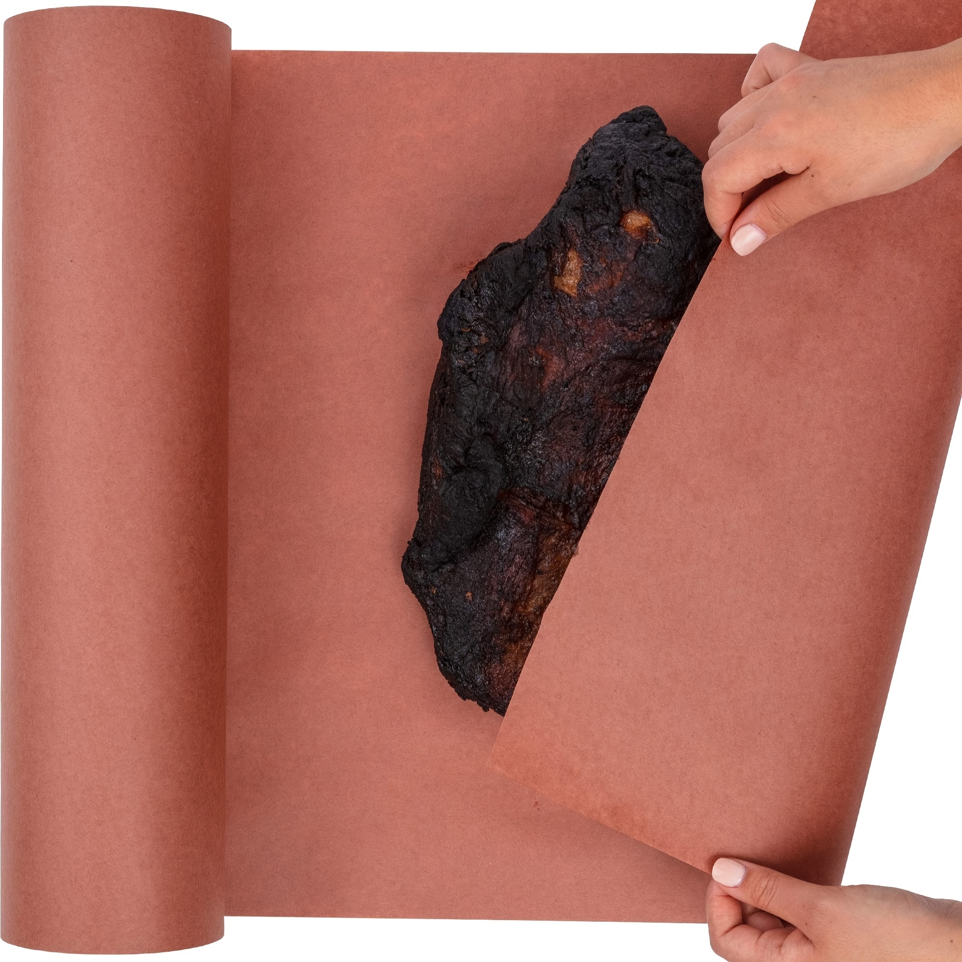 Pink Butcher Paper, Butcher Paper For Smoking Brisket 17.4inx33feet  (393.7in) , Peach Butcher Paper For Smoking Meat, BBQ