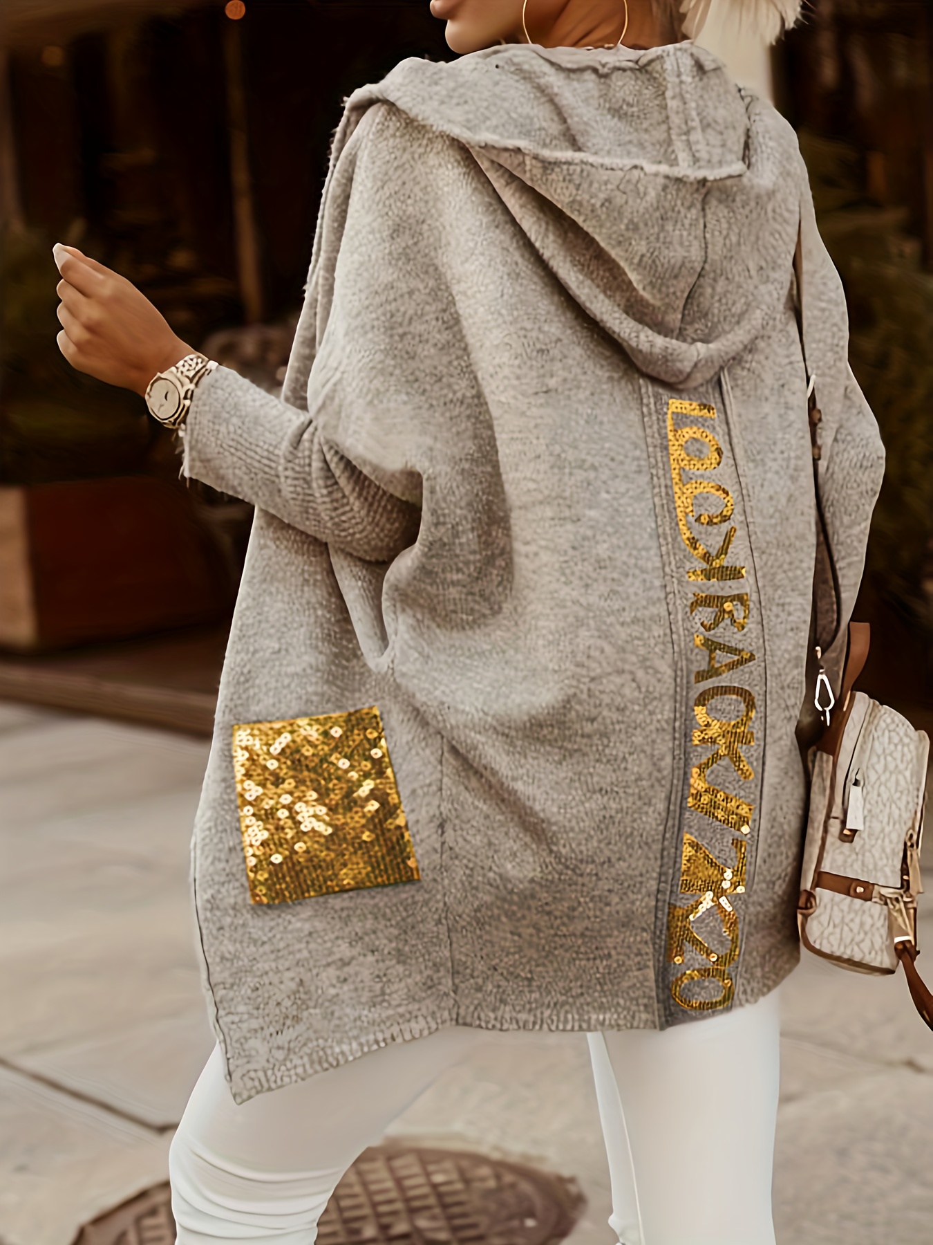 Gold Sequin Bomber Game Day Jackets