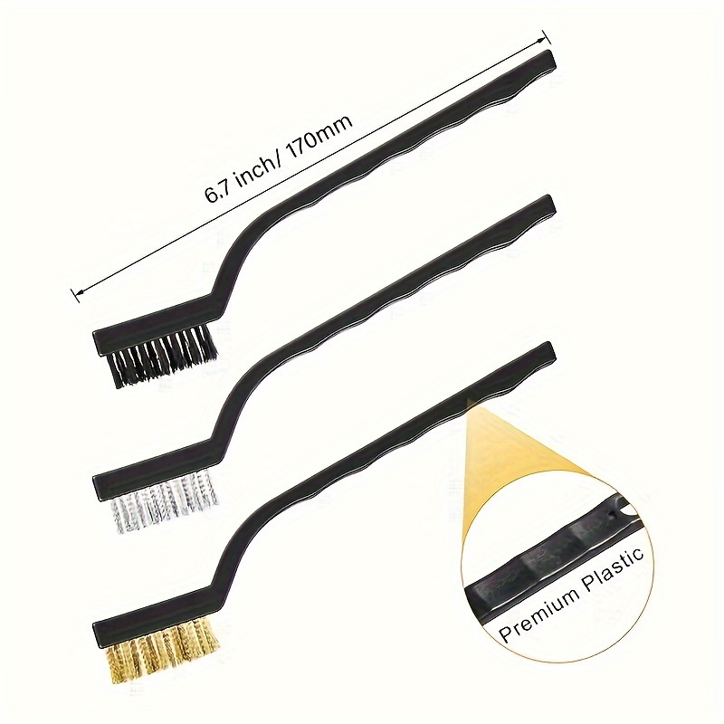Range Hood Plastic Cleaning Scrub Brush Brass Wire Brushes - Temu