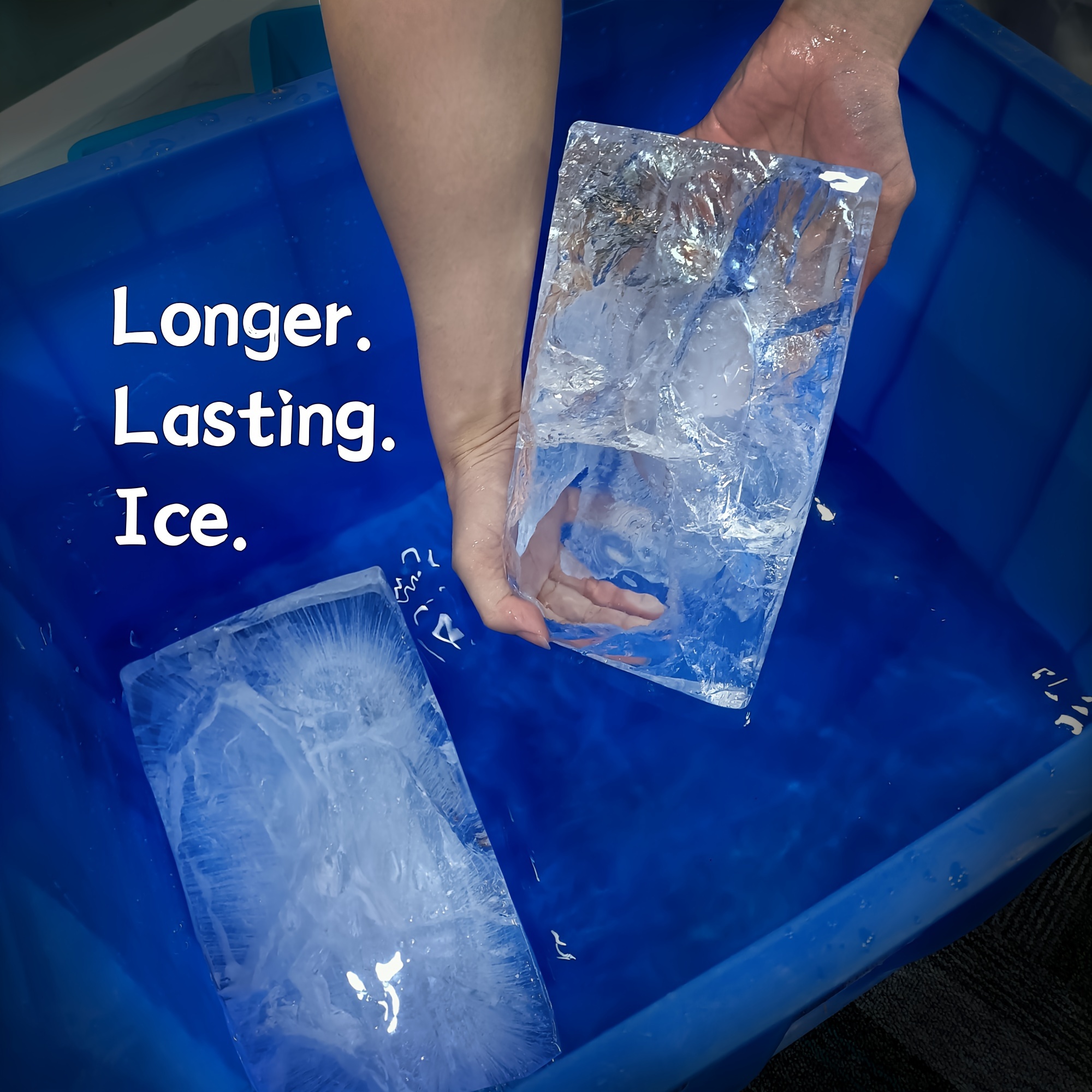 1Pc Silicone Ice Block Large Ice Pan Large Silicone Ice Block Ice