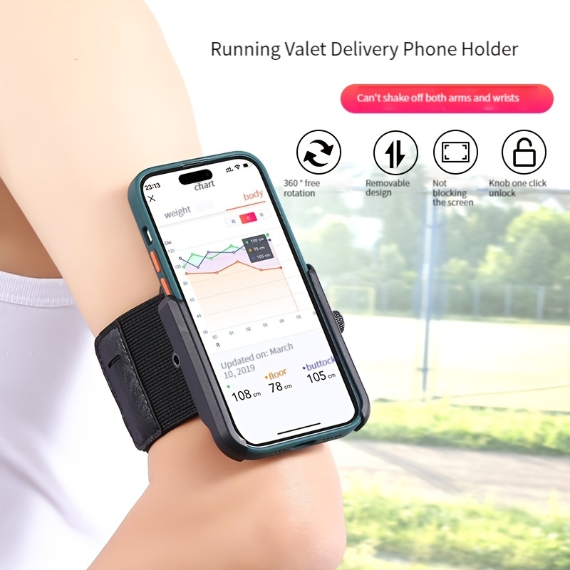 Running Fitness Mobile Phone Holder Wrist Strap Outdoor - Temu