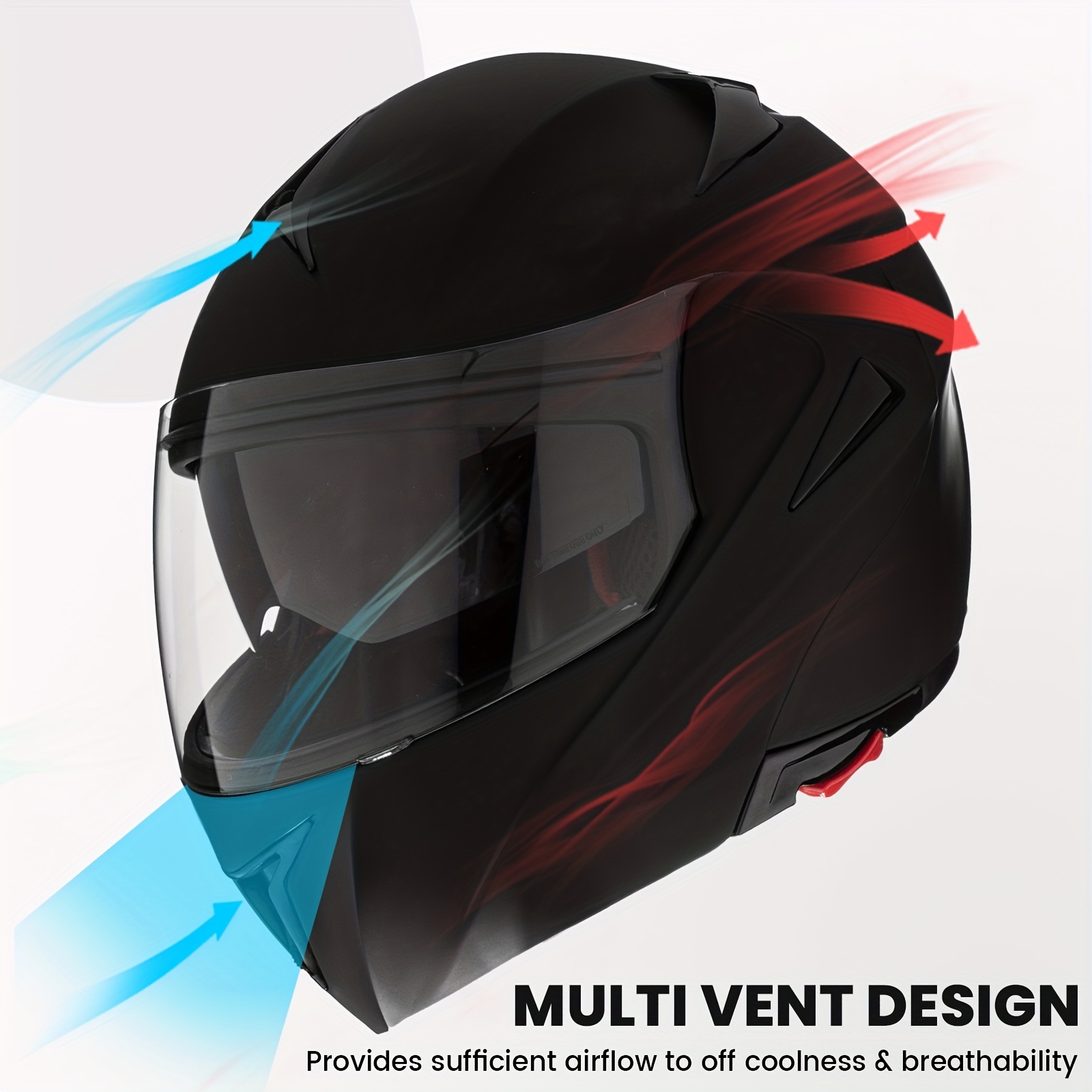 Full Face Motorcycle Helmet Racing DOT Approved Double Visors Motocross  Helmets