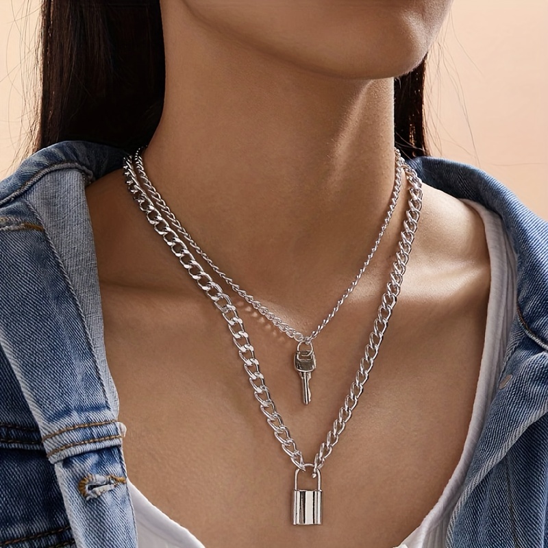 Women's 2 Layer Necklace with Charm