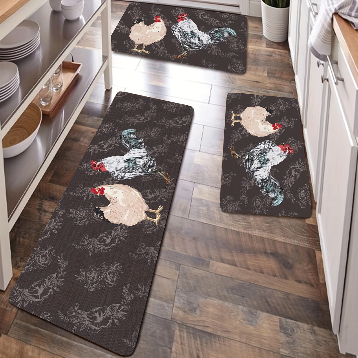 Cushioned Anti-Fatigue Floor Mat,Waterproof Non-Skid Kitchen Mats and Rugs  Heavy Duty Comfort Standing Mat for Kitchen, Home, Office, Sink, Laundry