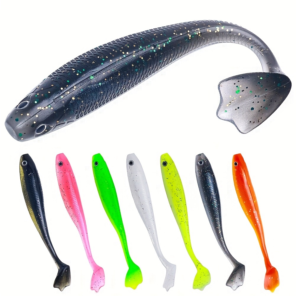 Soft Fishing Lures Curly Tail Soft Bait For Bass Trout - Temu Malta