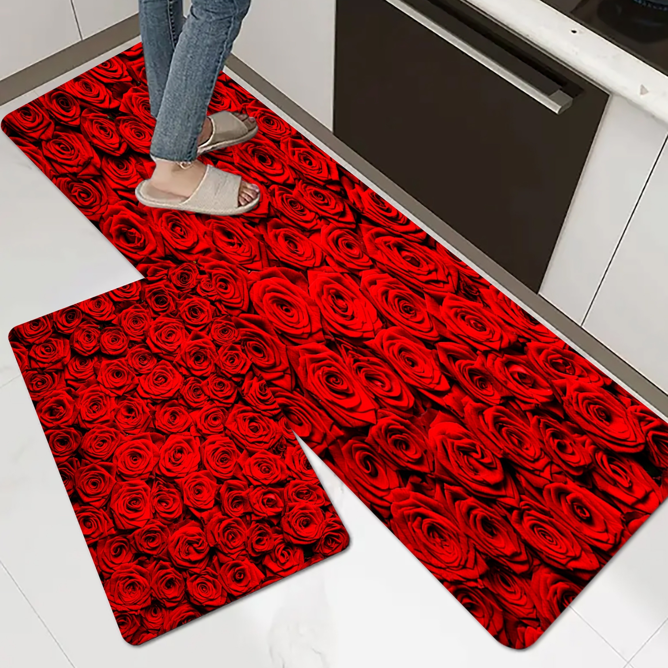 Anti-fatigue Kitchen Mat, Anti-slip Hallway Balcon Polyester Carpet,  Absorbent Bath Memory Foam Mat, Laundry Floor Mat, Entrance Doormat,  Washable Household Runner Rug For Hallway Laundry - Temu