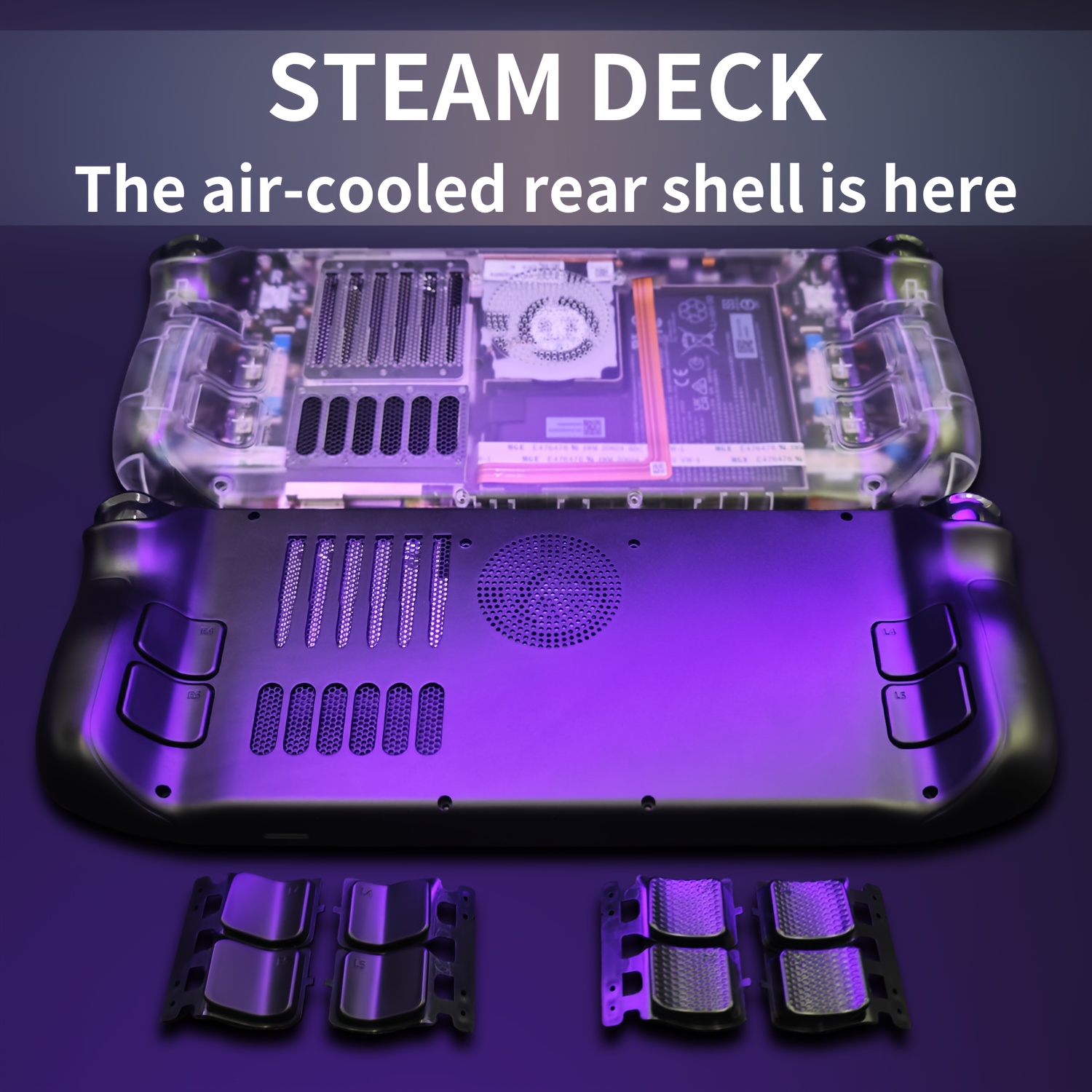 Transparent Shell Series for Steam Deck