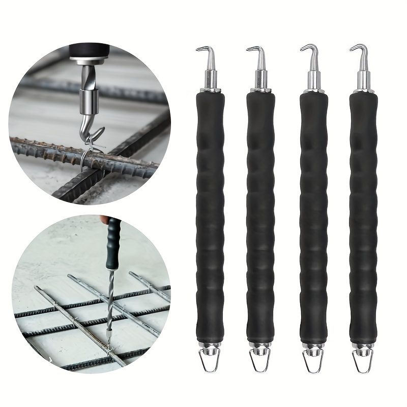 Rebar Tie Wire Twister Semi Automatic Steel Bar Hook Straight Pull Binding  Hook Iron Wire Binding