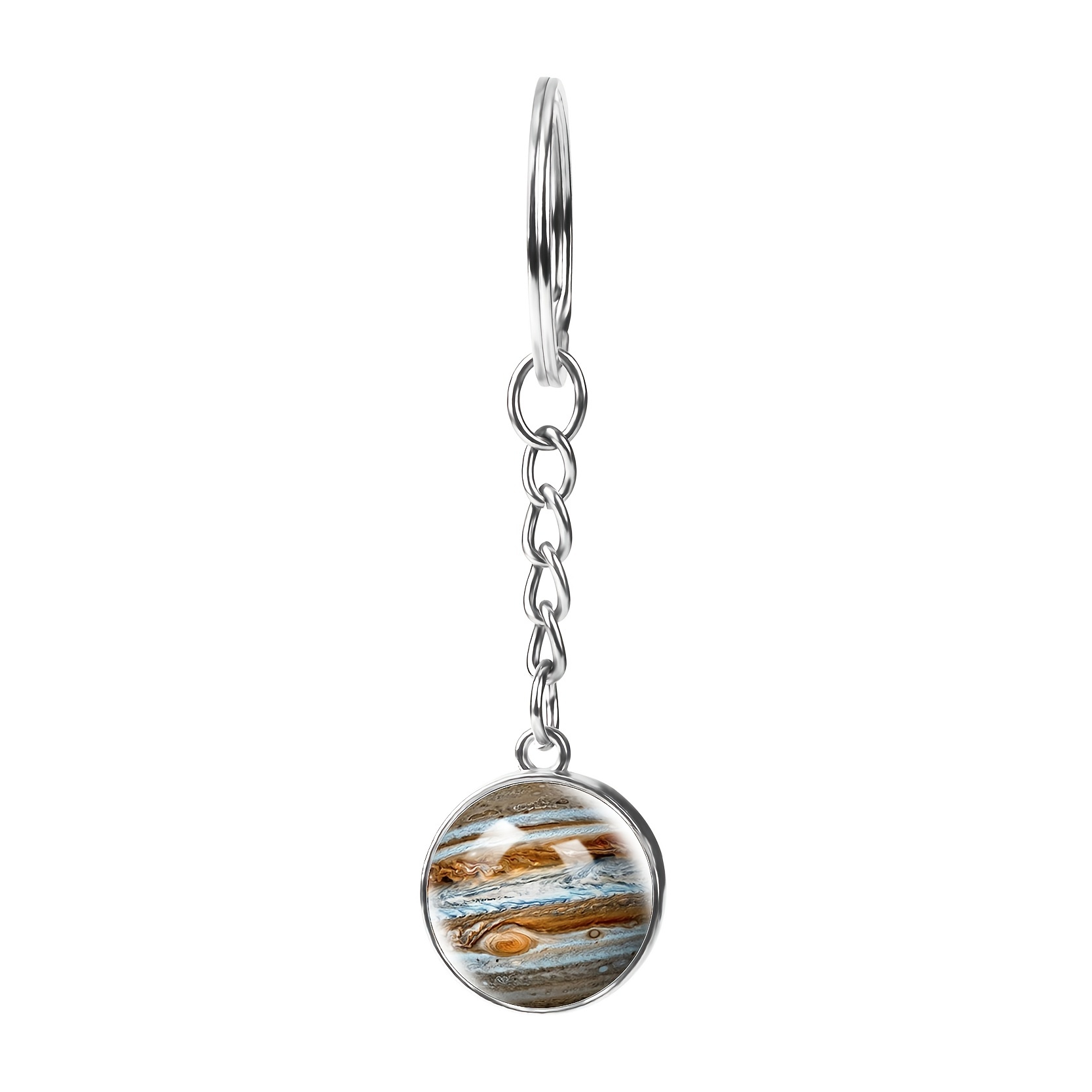 Solar System Planet Keyring Galaxy Nebula Keychain Moon Mercury Mars Glass  Ball Fashion Pendant - Jewelry & Accessories - Temu Germany