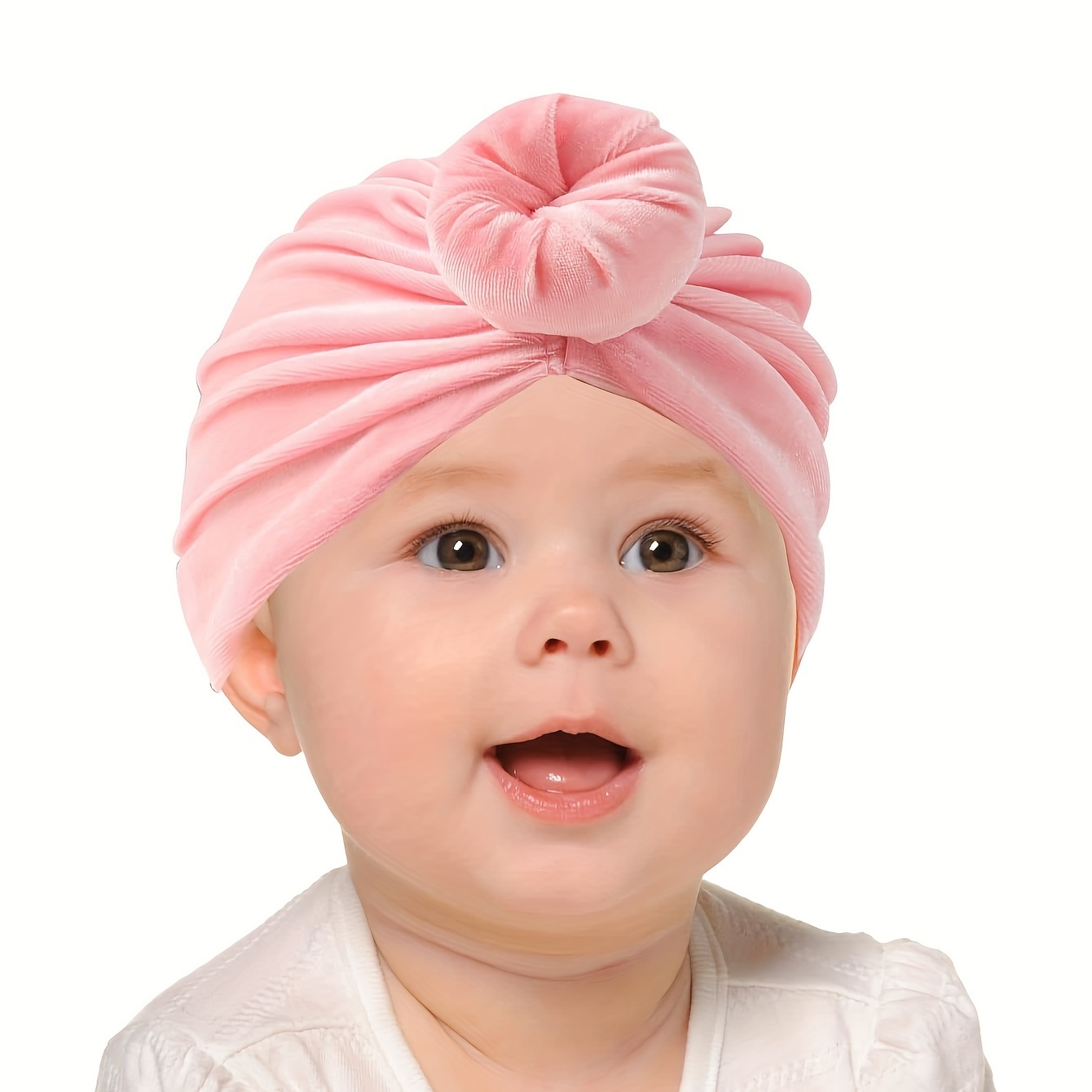 Turban bébé | bonnet en peluche | chapeau de bébé