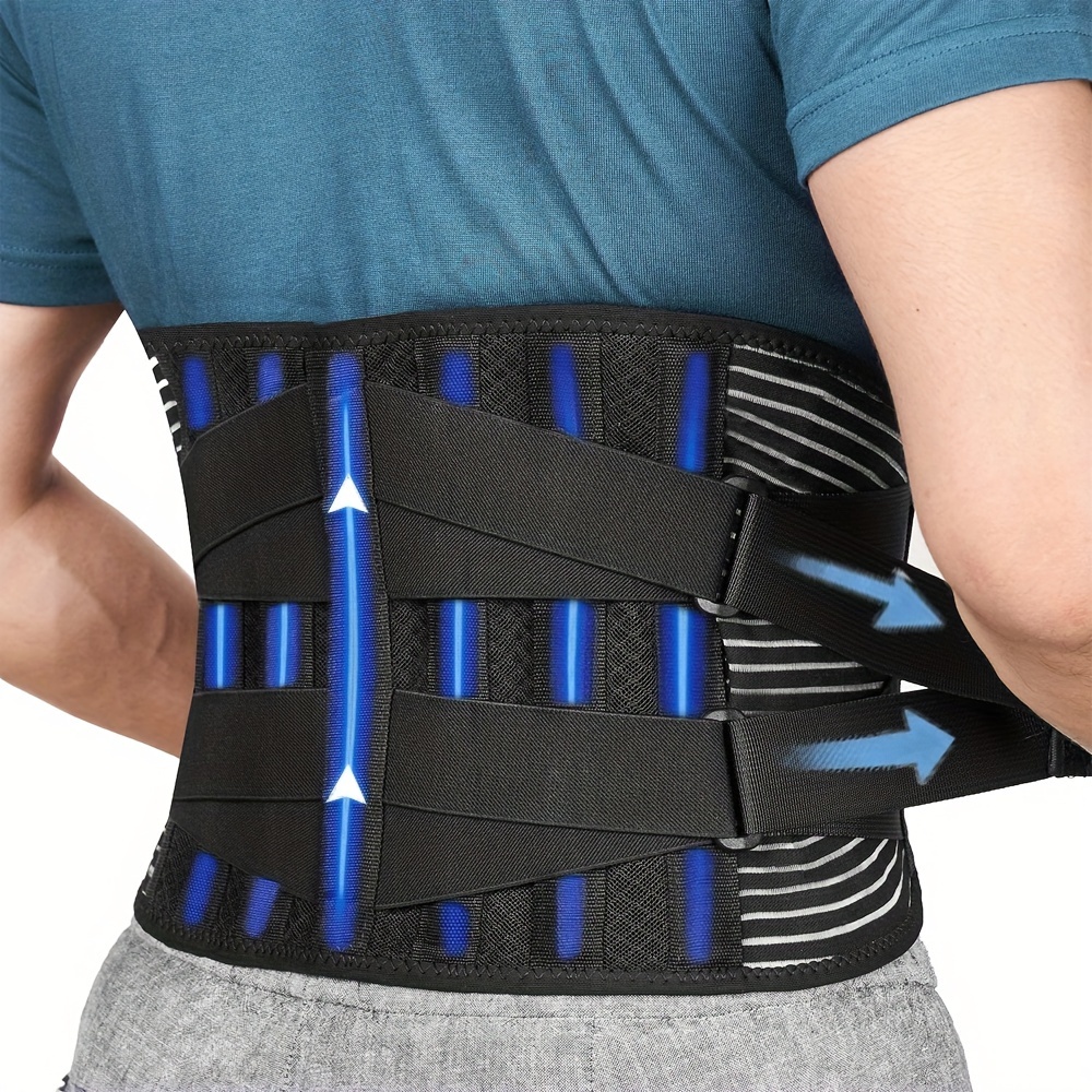 Adjustable Back Lumbar Support Belt Exercise Daily - Temu United