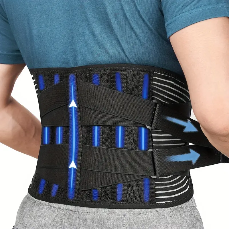 Adjustable Back Lumbar Support Belt Exercise Daily - Temu United Kingdom