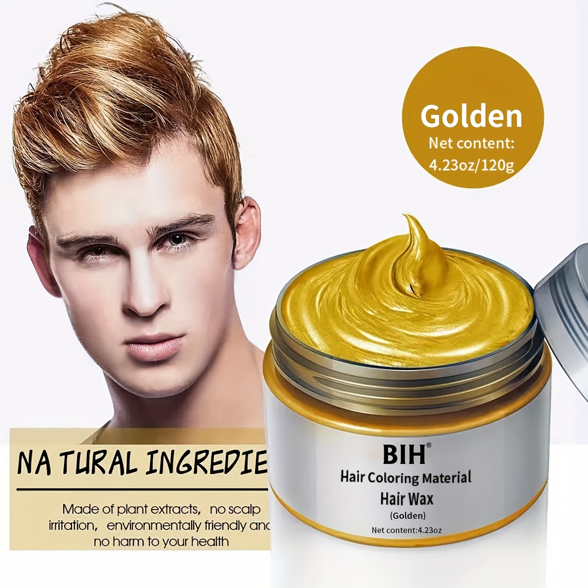 Y2K Hair Dye Styling Wax - Temporary Coloring for Cosplay