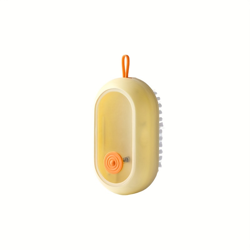 Household Shoe Brush With Soap Dispenser Soft Bristles