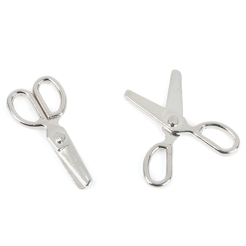 Doll House Mini Sewing Furniture Accessory, Silvery Small Scissors - Temu