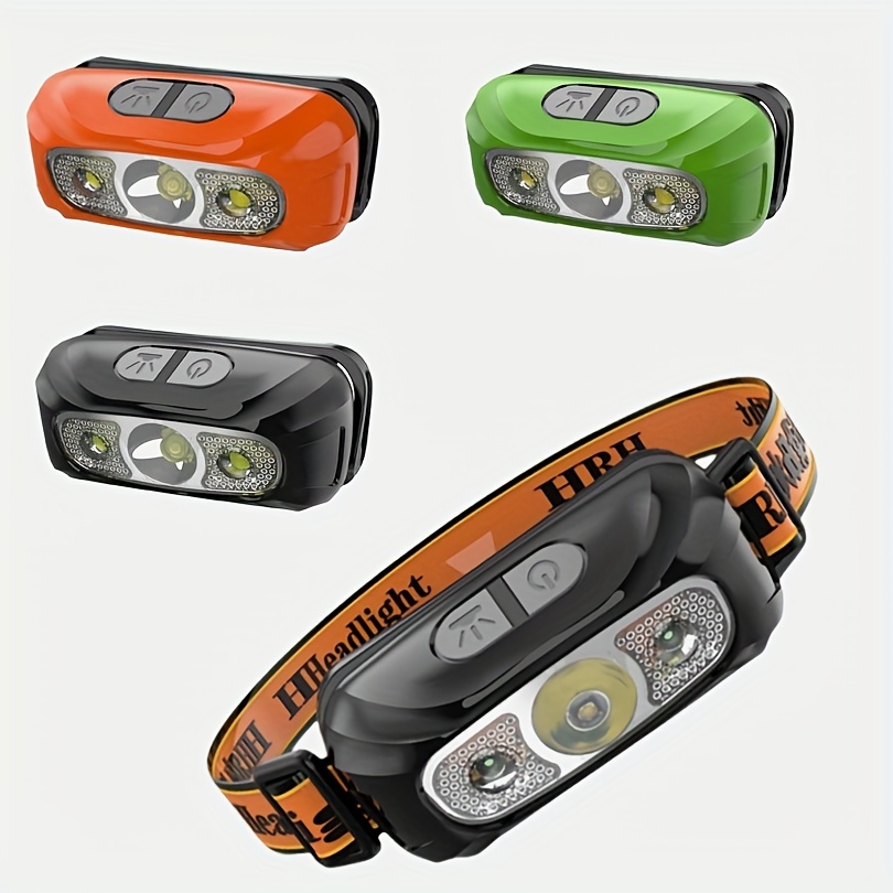 Rechargeable Head Torch With Sensor Control Super Bright Led Headlamp For  Outdoor Activities Waterproof For Running, Cycling, Fishing, Camping  Temu New Zealand