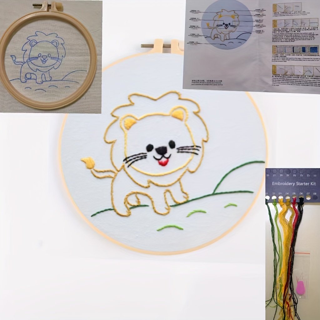 3D DIY Embroidery Materials Package Cartoon Cute Handcraft