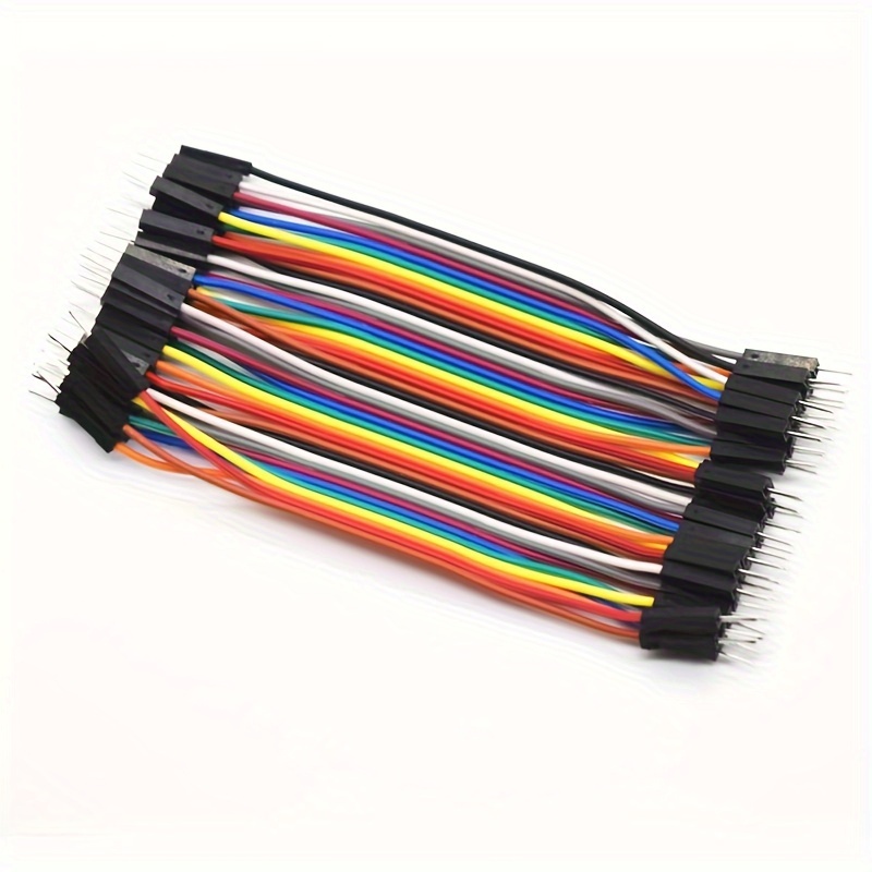 Cable Dupont Macho Hembra 10cm, Pack 40 Unidades