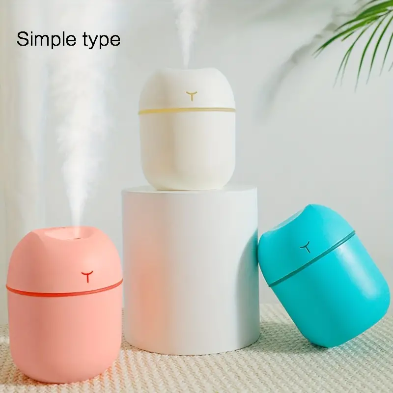 Usb Portable Mini Air Humidifier Colorful Humidifier Room - Temu