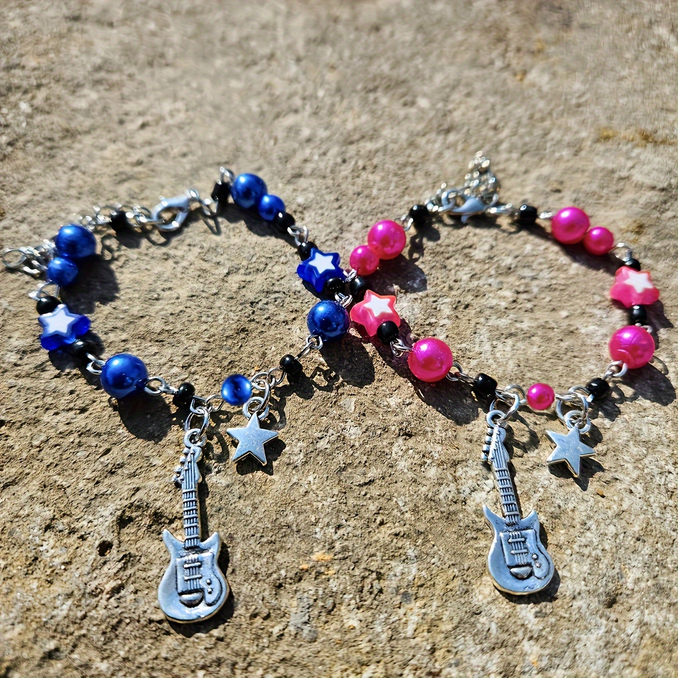 1pc Y2k Charms Bead Bracelet, Matching Couples Friendship Bracelet For  Women Men