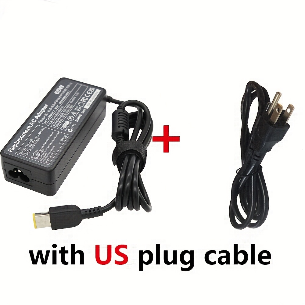 20v 3.25a Usb Ac Laptop Charger Power Adapter Us Plug Cable - Temu
