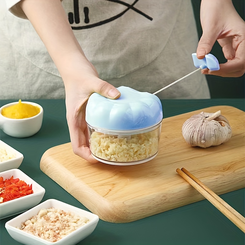 Garlic Masher, Mini Manual Garlic Chopper, Handheld Food Slicer