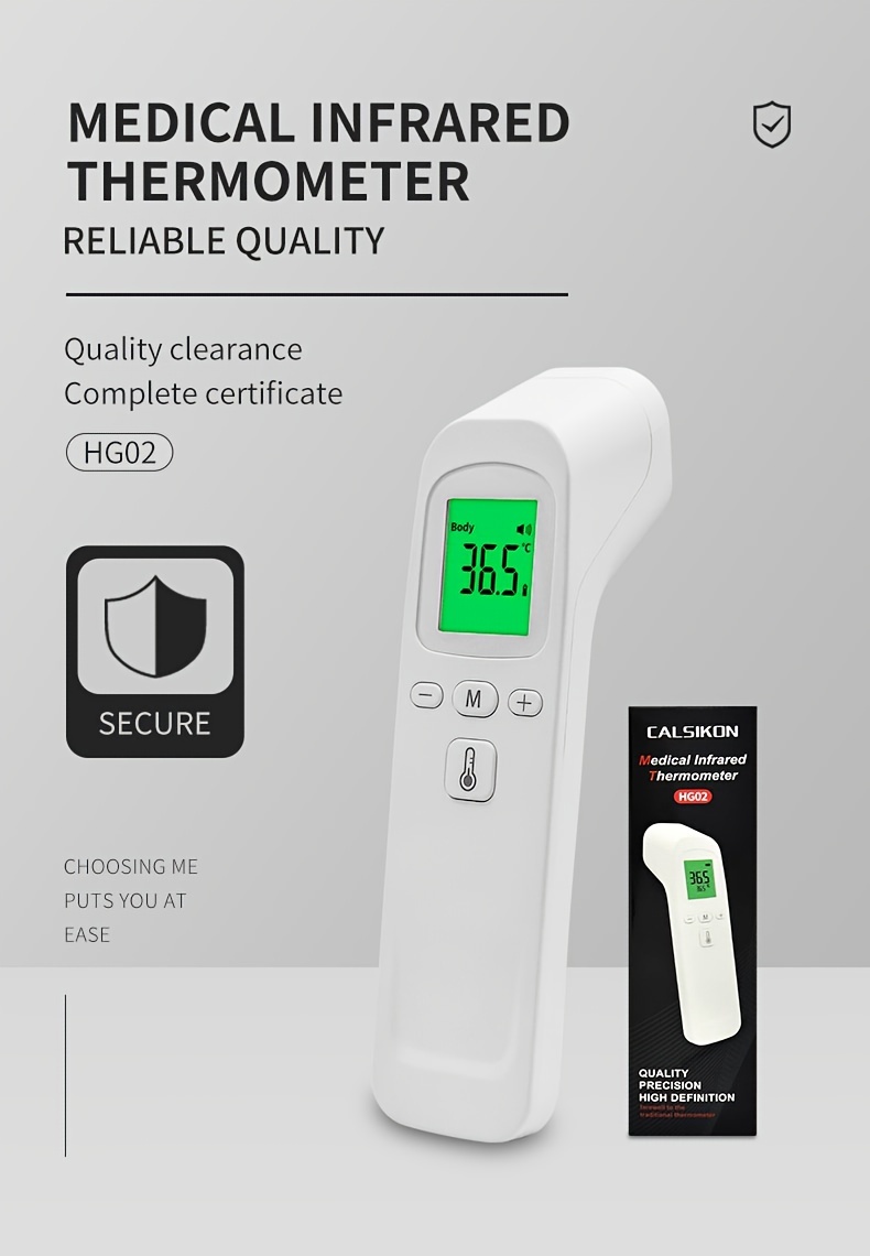 2 in 1 Digital Thermometer Instant Accuracy Fever Alarm No - Temu