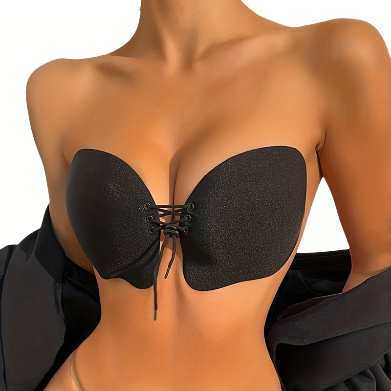 Women 's Strapless Sticky Bra Adhesive Breast Lift Reusable - Temu