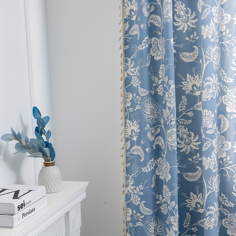  ChadMade MAITY Collection - Cortina de lino natural extra larga  para filtrar la luz, cortina de mezcla de lino con bolsillo para barra, cortina  blanca de una sola capa 50 pulgadas