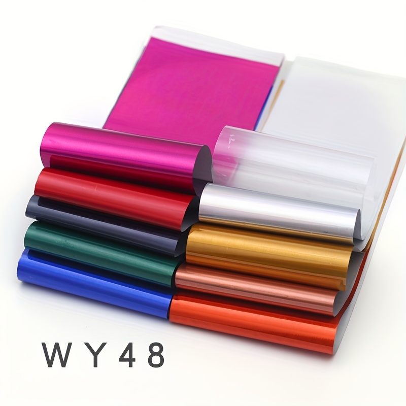 Aurora Glass Ice Paper Holographic Cellophane Decals DIY Sticker Foils